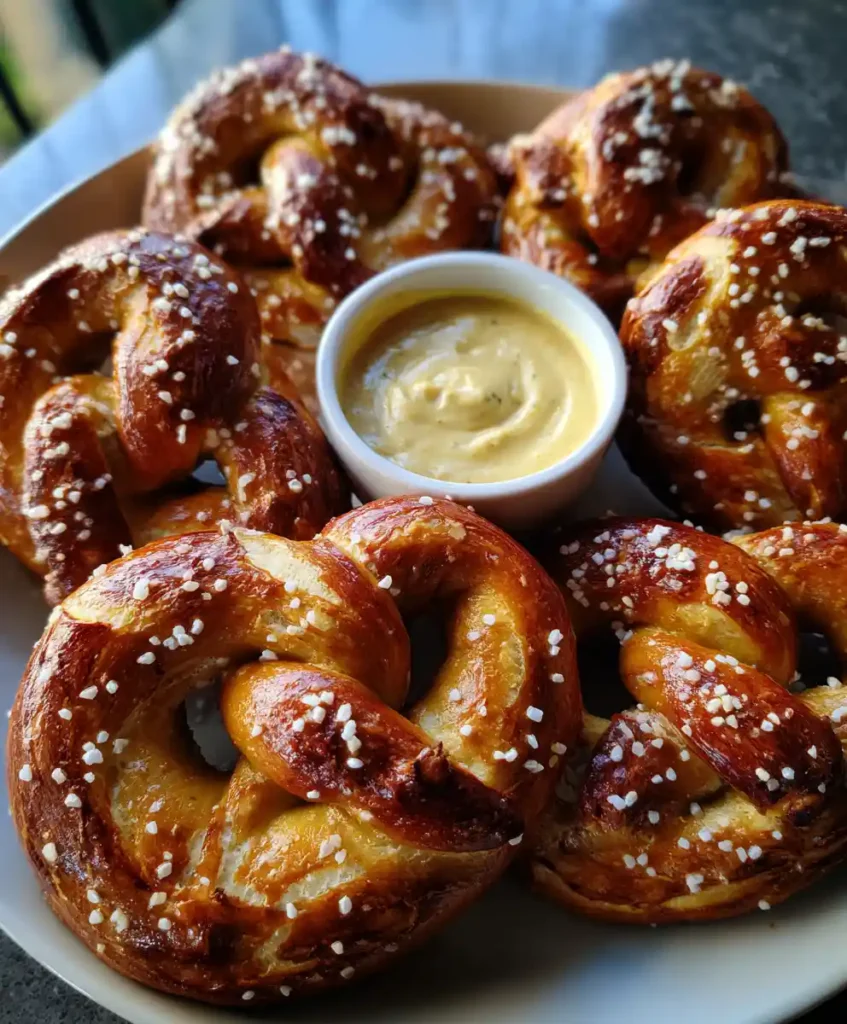 Authentic Bavarian Pretzel RecipeS With Mustard Dip