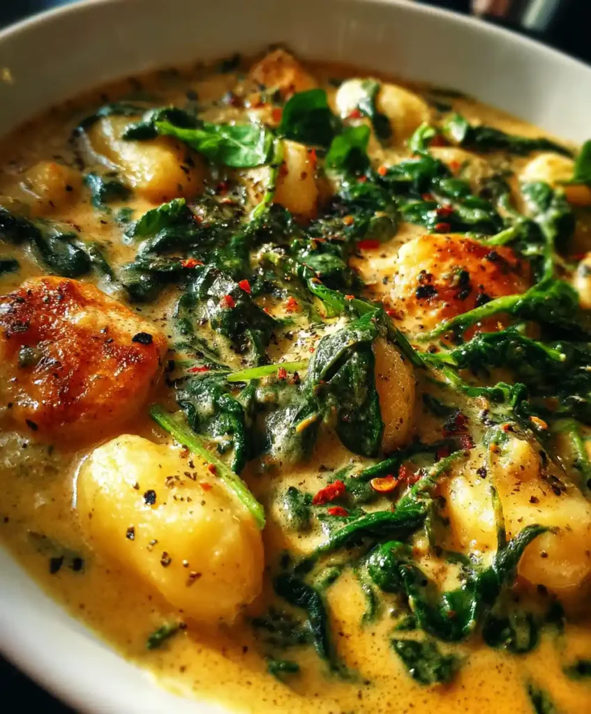 Cozy Up with Our Easy Creamy Chicken Gnocchi Soup Recipe with Spinach 7 Creamy Chicken Gnocchi Soup Recipe With Spinach Recipe