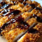 Crispy Chicken Katsu Recipe With Tonkatsu Sauce