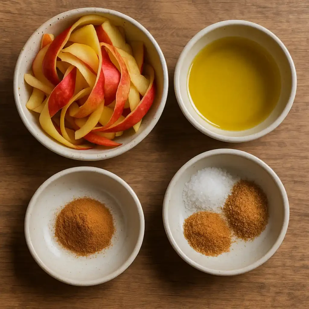 Apple Peel Chips Recipe: Crispy Snack You'll Regret Tossing Out 2 Apple Peel Chips Recipe Ingredients