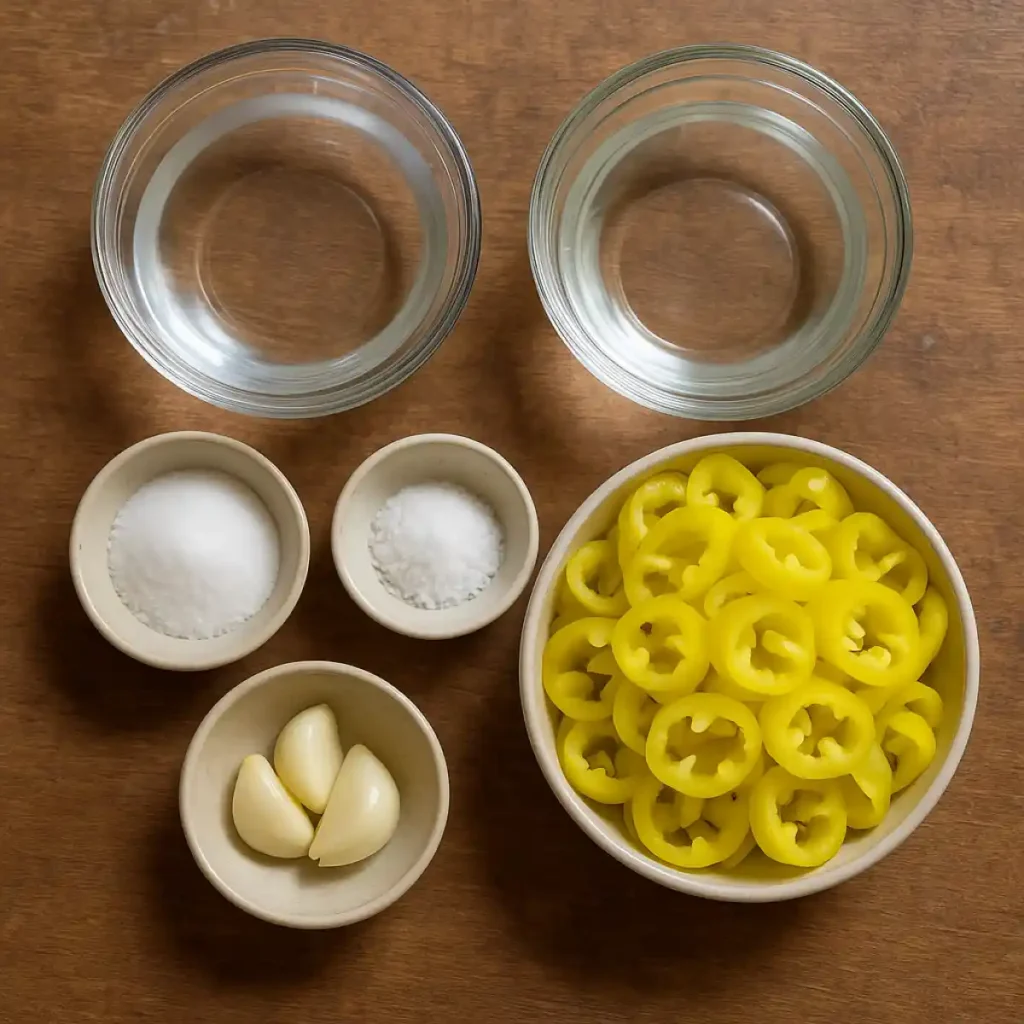 Banana Pepper Pickling Recipe: Easy & Crunchy! 2 Banana Pepper Pickling Recipe Ingredients
