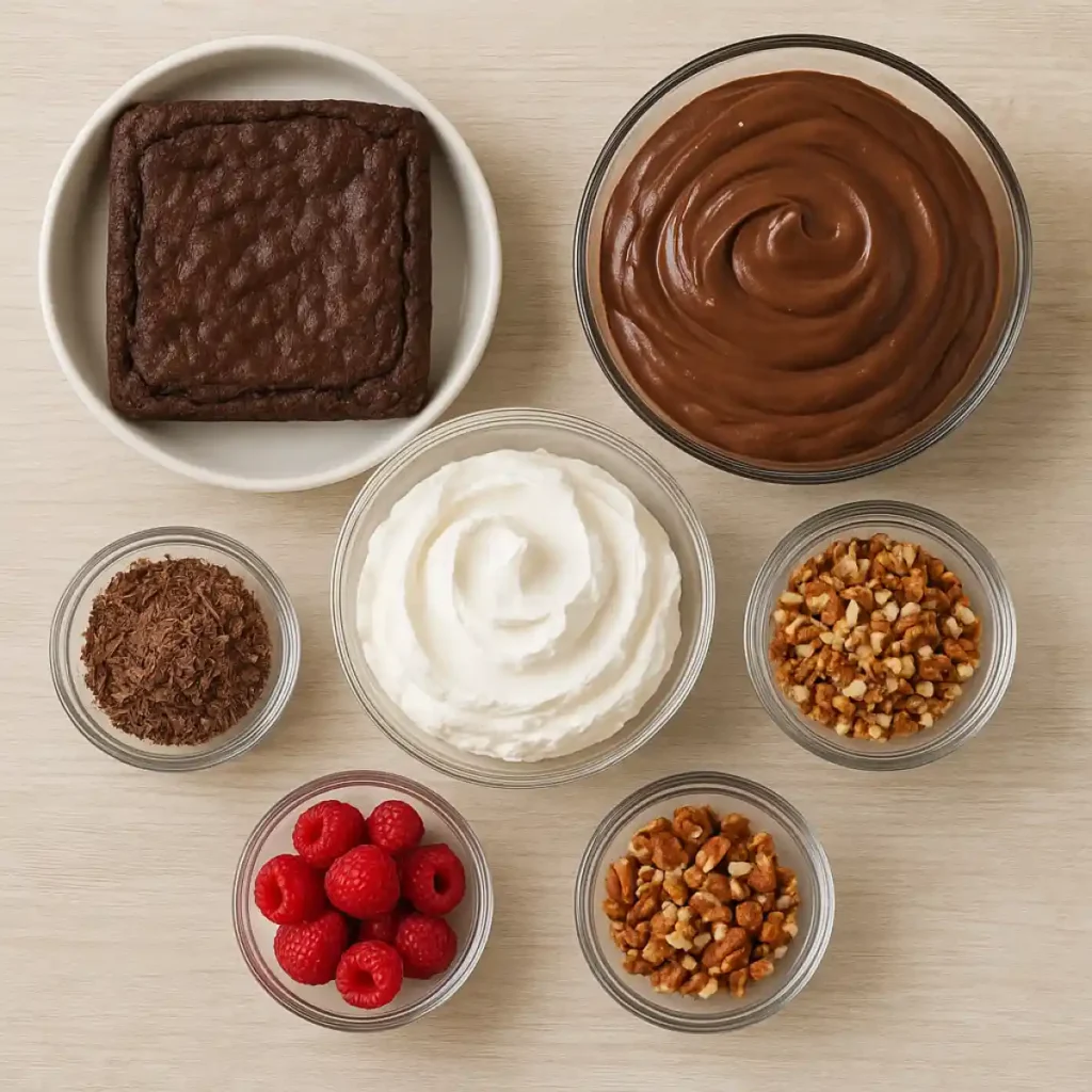 Brownie Refrigerator Cake Recipe: Irresistible No-Bake Dessert 2 Brownie Refrigerator Cake Recipe Ingredients