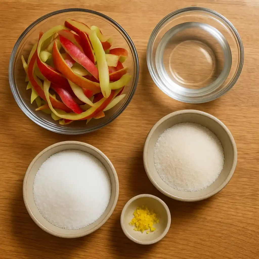 Candied Apple Peel Recipe That’ll Sweeten Your Scraps (Literally) 2 Candied Apple Peel Recipe Ingredients