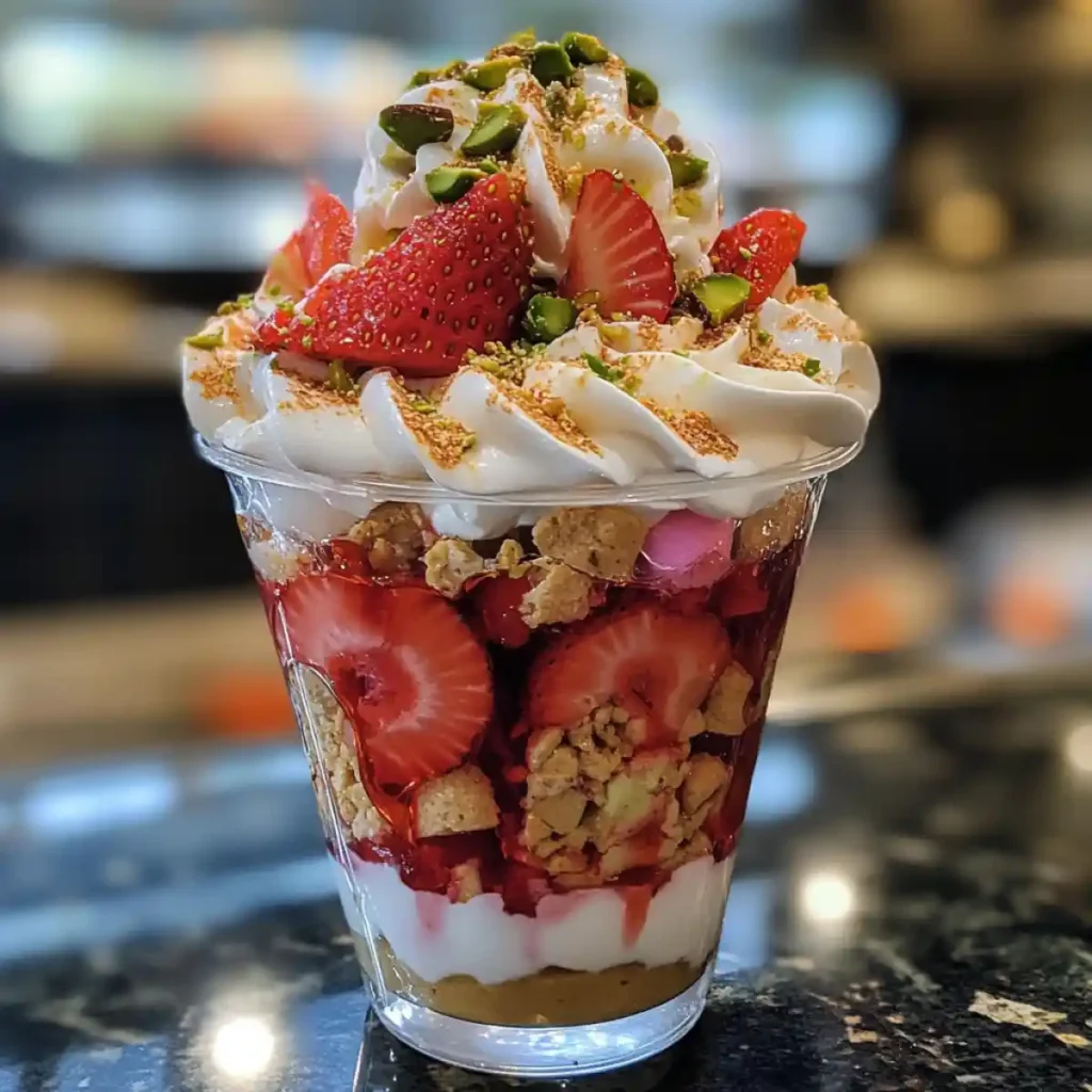 Dubai Strawberry Cup Recipe