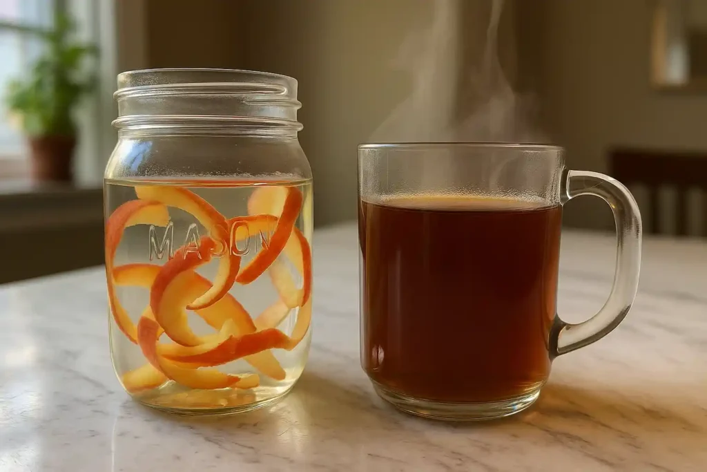 Apple Peel Detox Water vs. Tea: Which Burns More Fat? 1 Apple Peel Detox Water Vs Tea