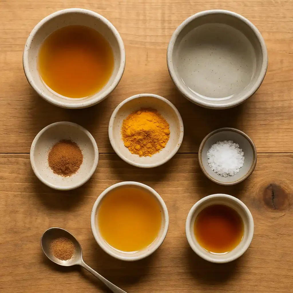 Apple Cider Vinegar and Turmeric Elixir Recipe That Works 2 Apple Cider Vinegar And Turmeric Ingredients