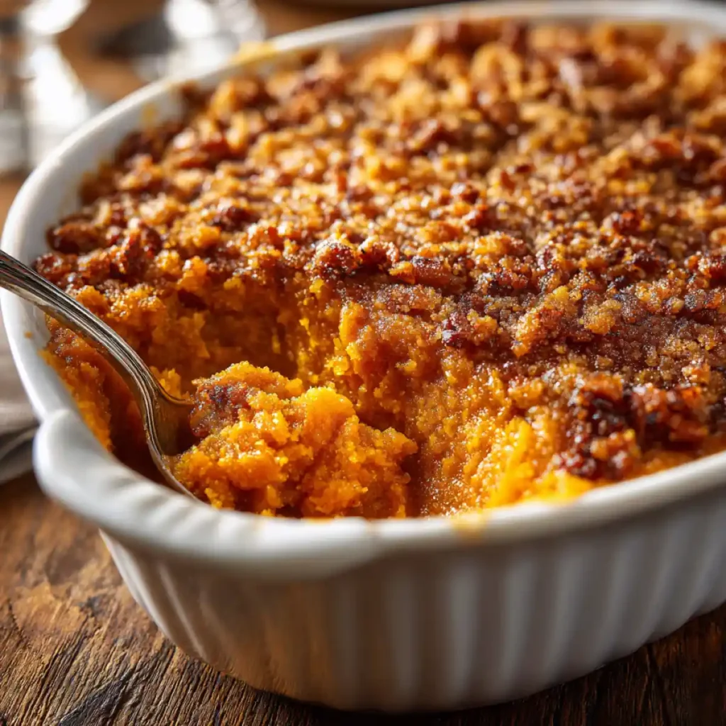Ruth Chris Sweet Potato Casserole Rich with Buttery Pecan Crunch 2 Ruth Chris Sweet Potato Casserole Recipe