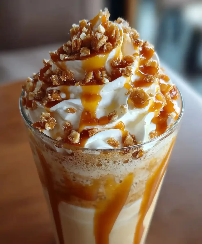 Caramel Ribbon Crunch Frappuccino 
