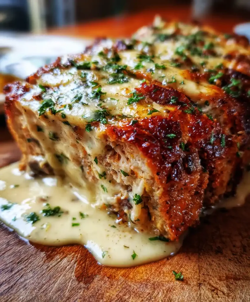 Chicken Cordon Bleu Meatloaf 