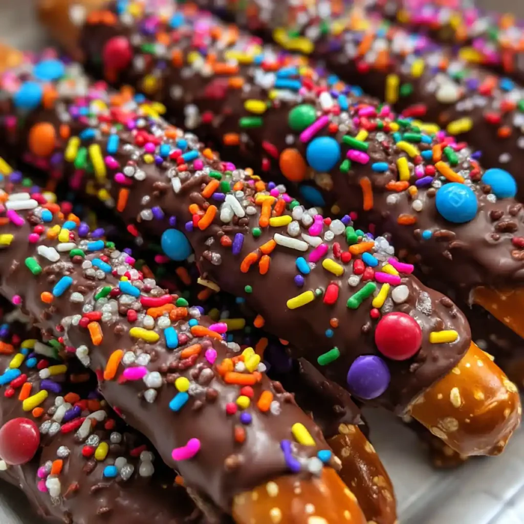 Chocolate Covered Pretzel Rods Recipe
