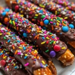 Chocolate Covered Pretzel Rods Recipe