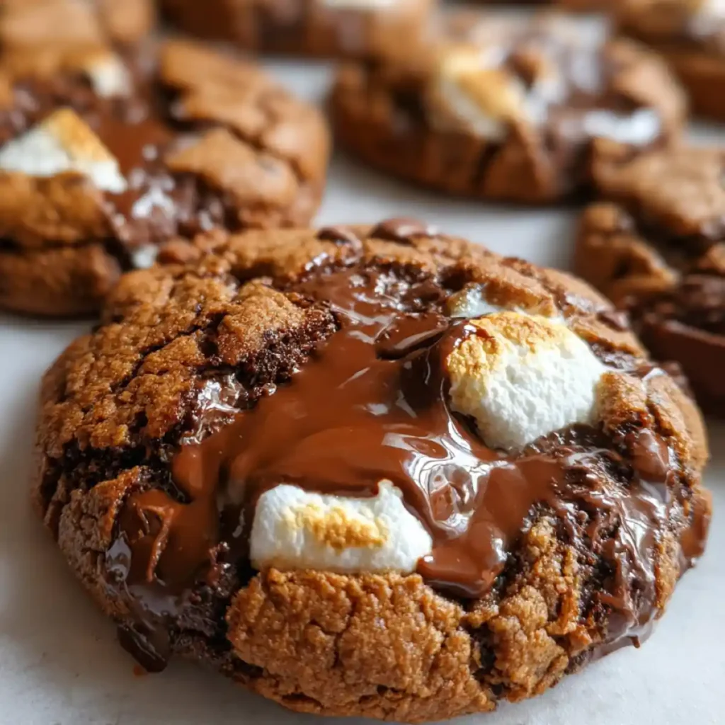 Chocolate Marshmallow Cookies