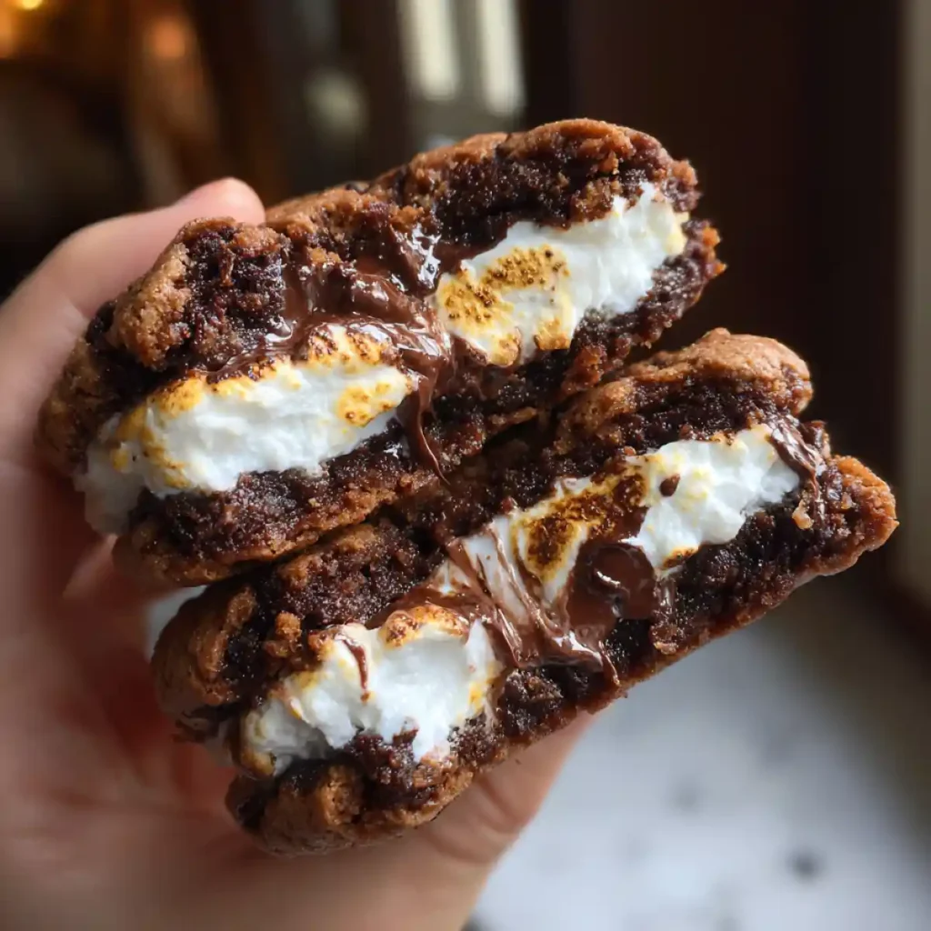 Chocolate Marshmallow Cookies Recipe