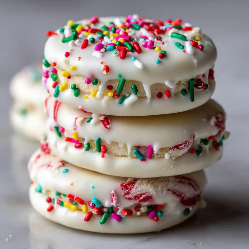 White Chocolate Covered Oreos