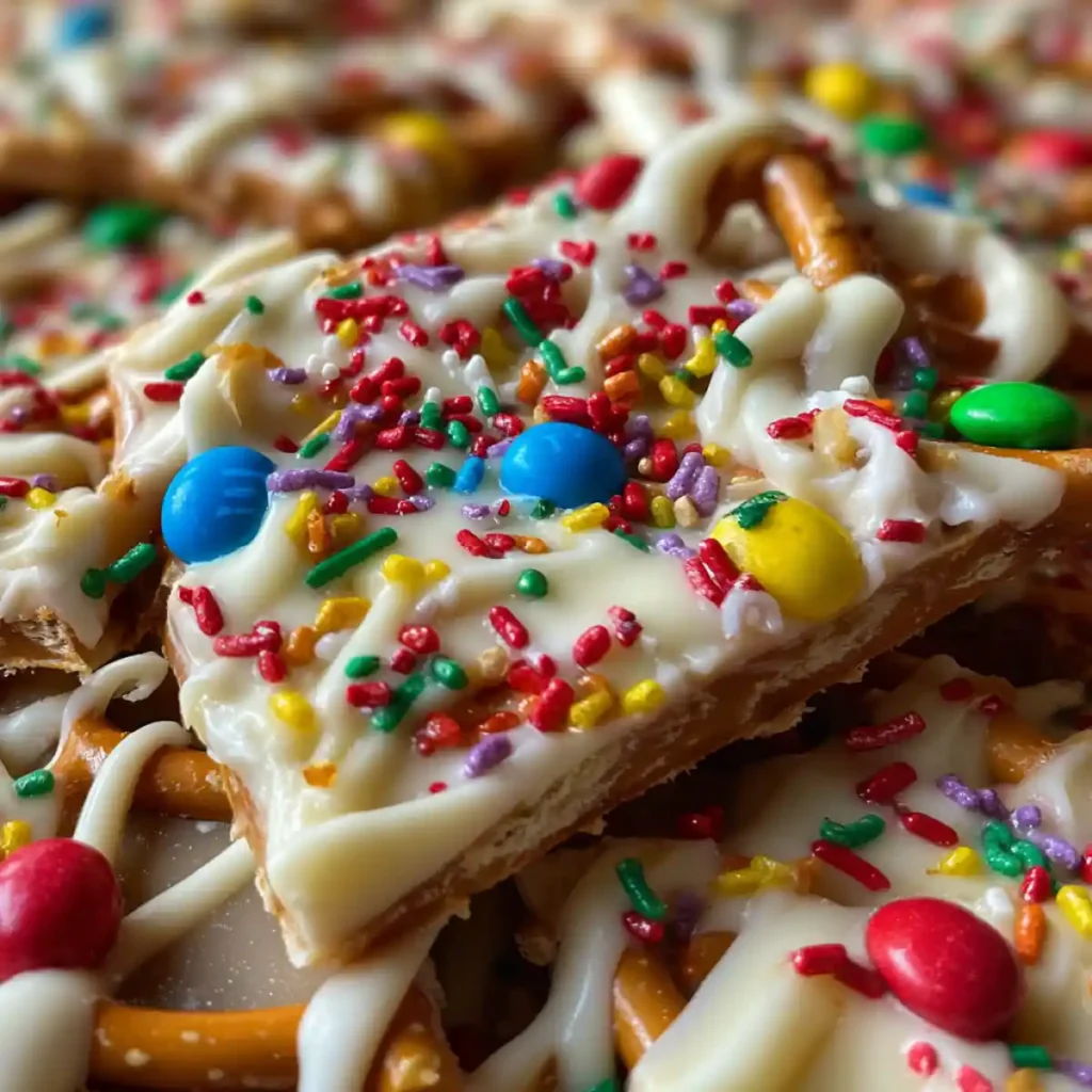 White Chocolate With Pretzels Recipe