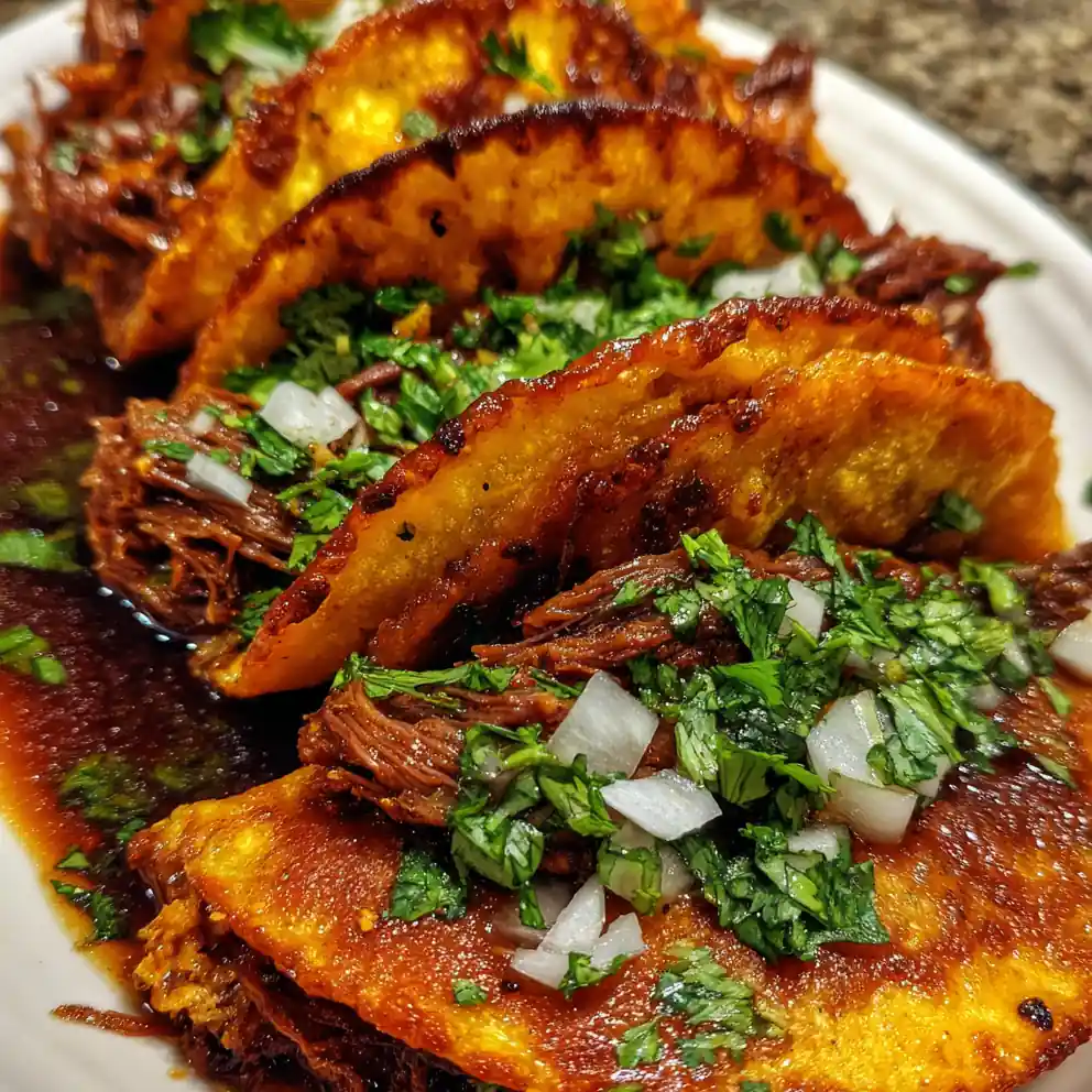 Birria Tacos Recipe Slow-Simmered Beef With Consomme
