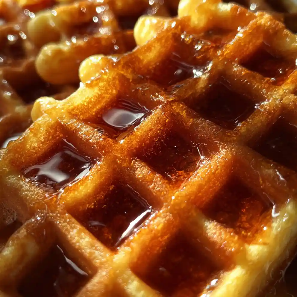 Crispy Golden Waffles Recipe With Maple Butter 1759044356.8930926