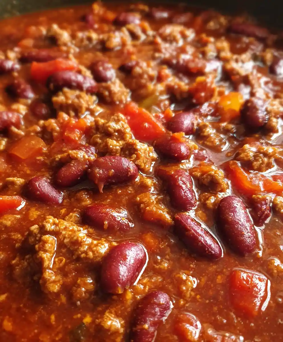 Crockpot Chili Recipe with Beans and Tomatoes