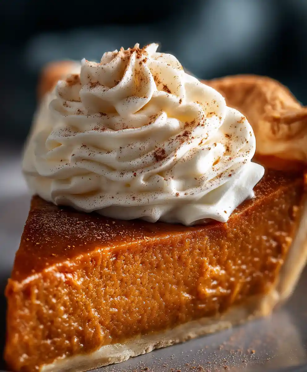 Libby's Pumpkin Pie Recipe with Spiced Whipped Cream