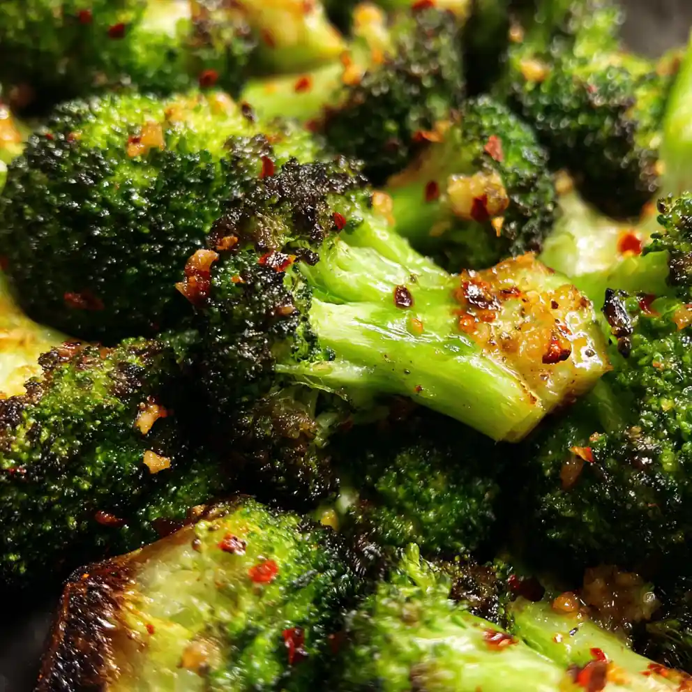 Roasted Broccoli Recipe with Garlic and Olive Oil