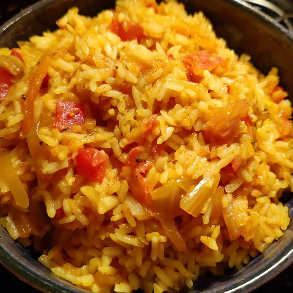 Spanish Rice Recipe One-Pan Saffron Tomato