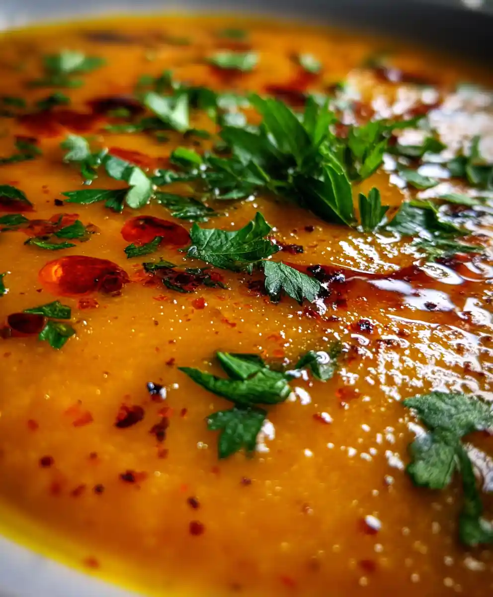 Lebanese Red Lentil Soup With Cumin And Lemon 7 lebanese red lentil soup with Cumin and Lemon