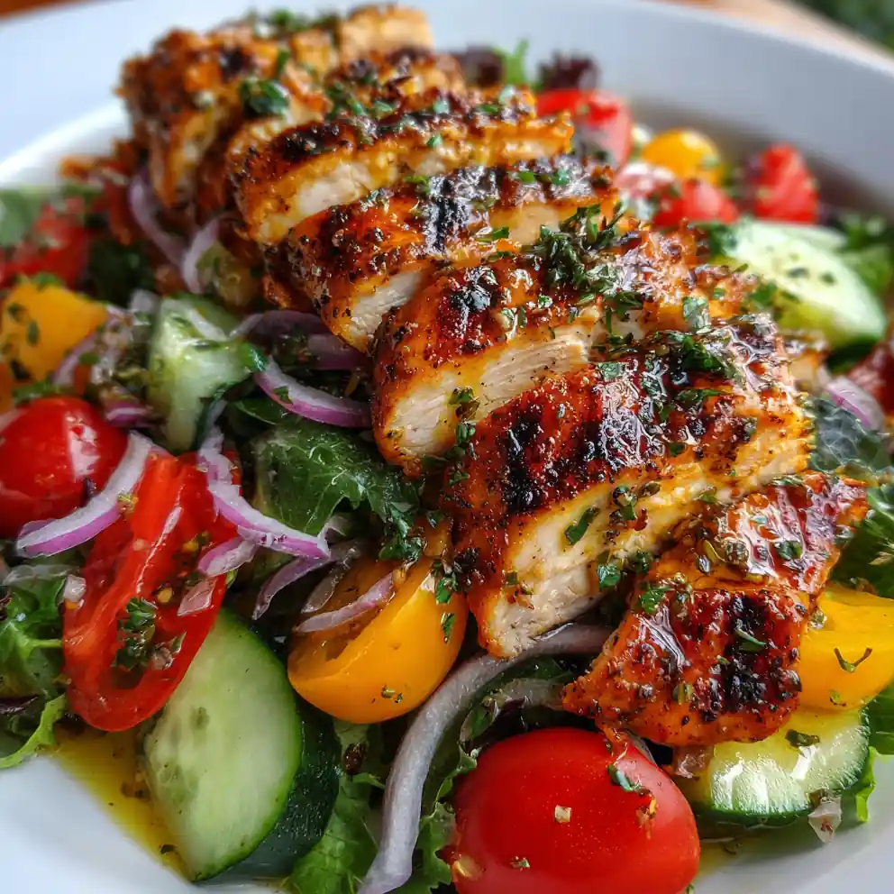 Simple Grilled Chicken Salad Recipe With Lemon Dressing 1758754019.0649533