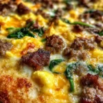 Breakfast Pizza Recipe With Eggs And Sausage Beef 1759562403.0577023