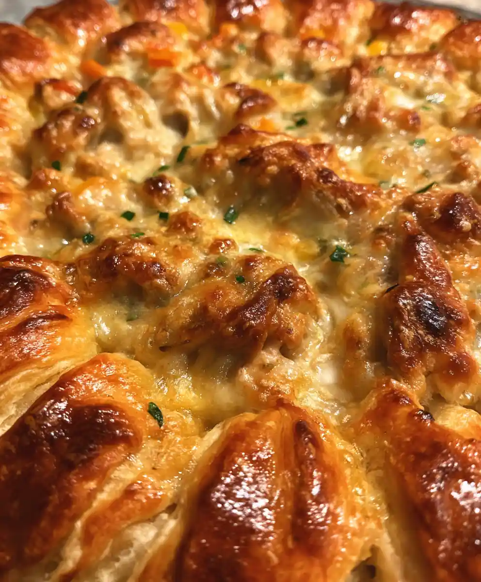 Chicken Pot Pie Casserole With Flaky Crust 7 Chicken Pot Pie Casserole with Flaky Crust