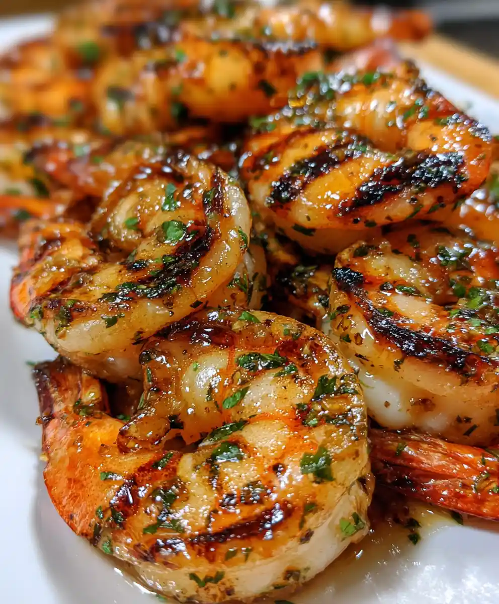 Grilled Shrimp Recipe with Lemon Garlic