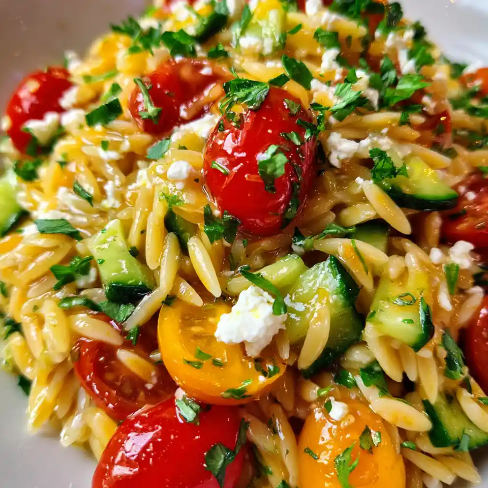 Orzo Salad Recipe With Feta And Herbs 6 Orzo Salad Recipe with Feta and Herbs