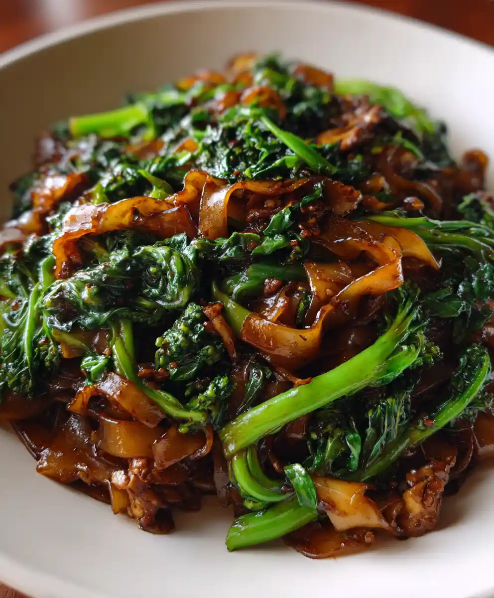 Pad See Ew Recipe With Chinese Broccoli 7 Pad See Ew Recipe with Chinese Broccoli