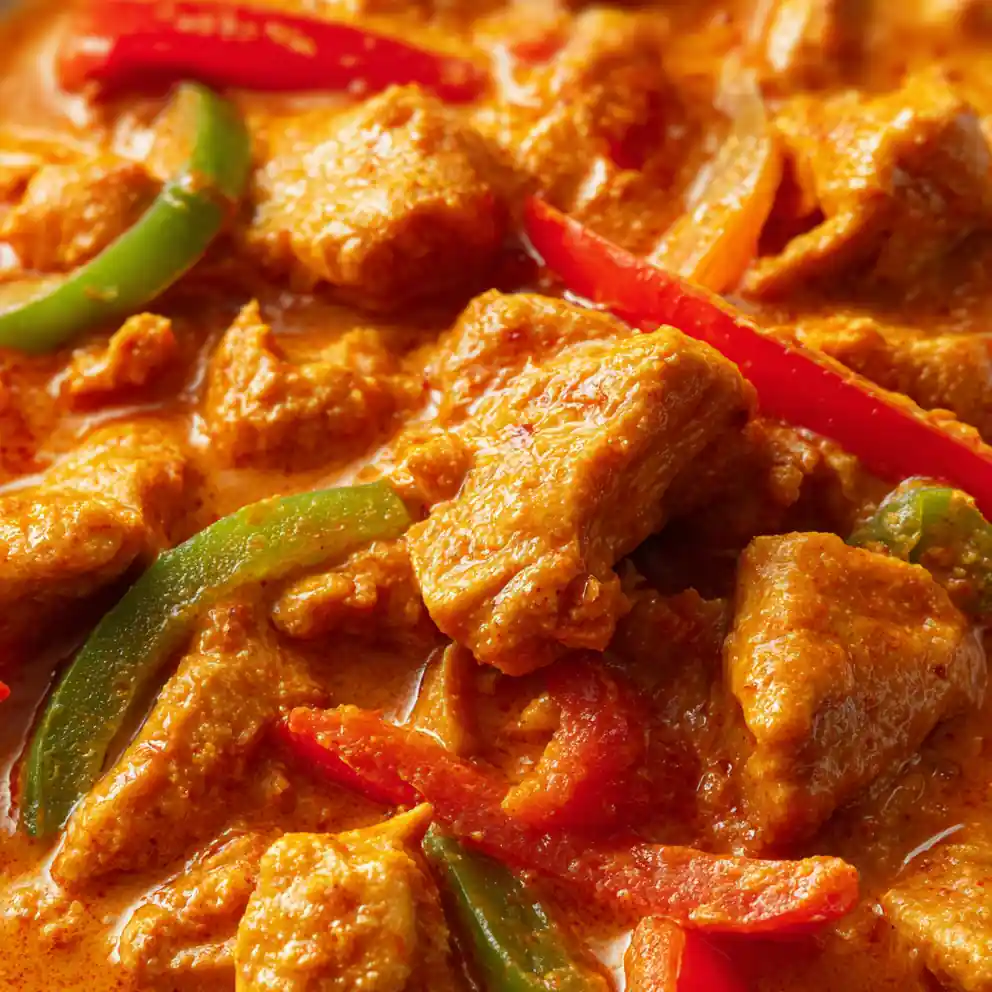 Panang Curry Recipe With Chicken And Peppers 6 Panang Curry Recipe with Chicken and Peppers