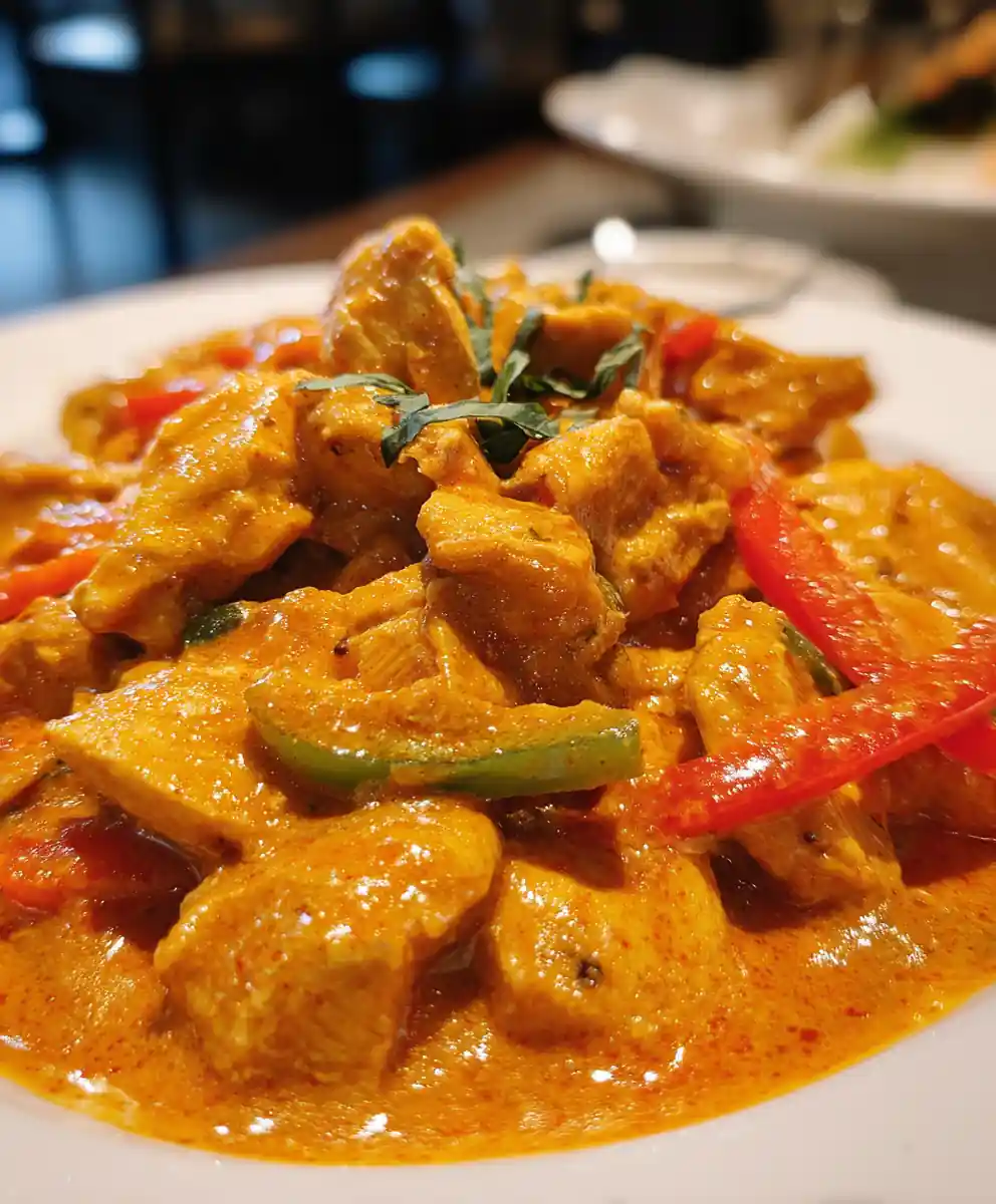 Panang Curry Recipe With Chicken And Peppers 7 Panang Curry Recipe with Chicken and Peppers