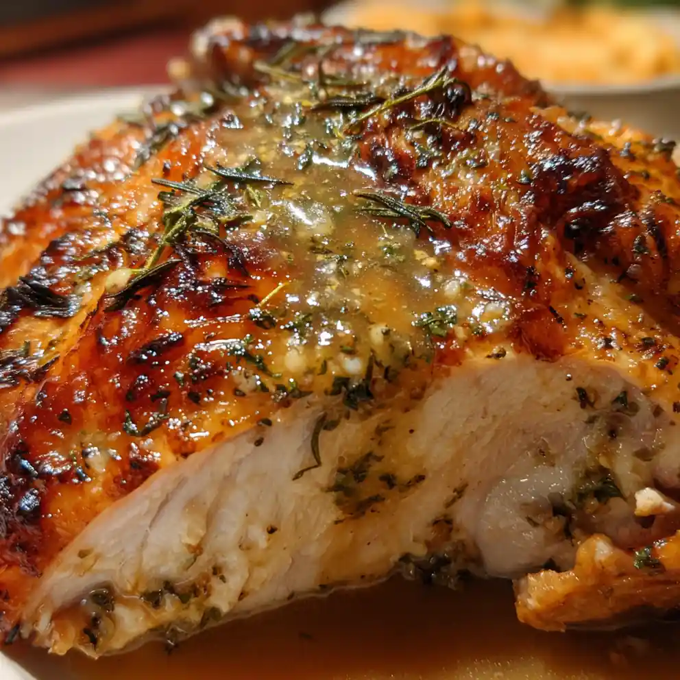 Roast Turkey Recipe Herb Butter And Pan Gravy 6 Roast Turkey Recipe Herb Butter and Pan Gravy