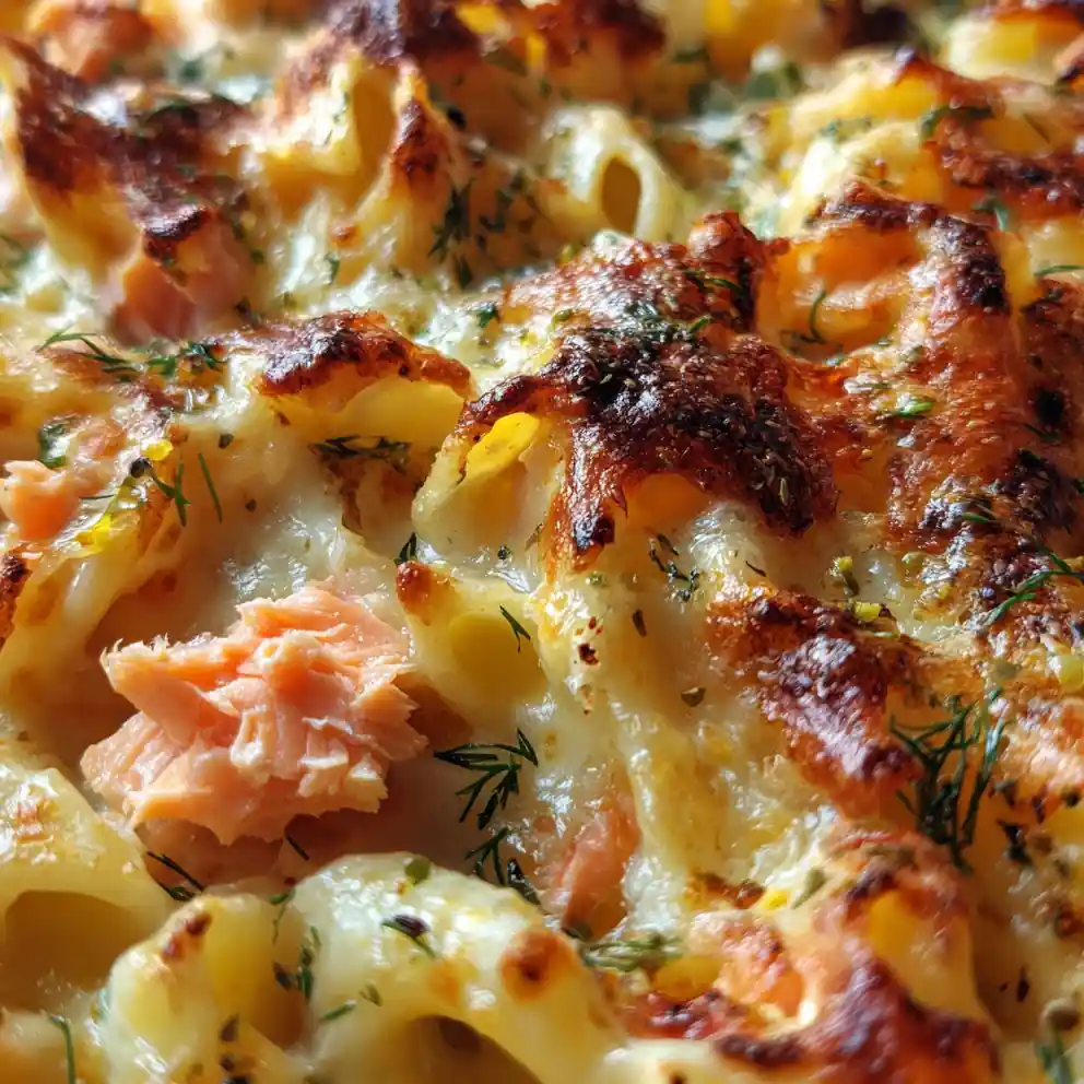 Smoked Salmon recipe Creamy Pasta Bake