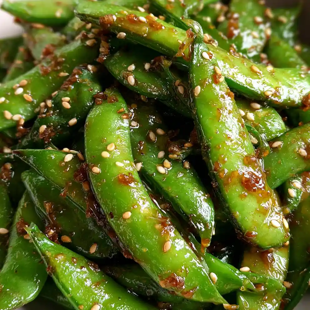 Sugar Snap Peas Recipe Sesame Garlic Sauté 6 Sugar Snap Peas Recipe Sesame Garlic Sauté