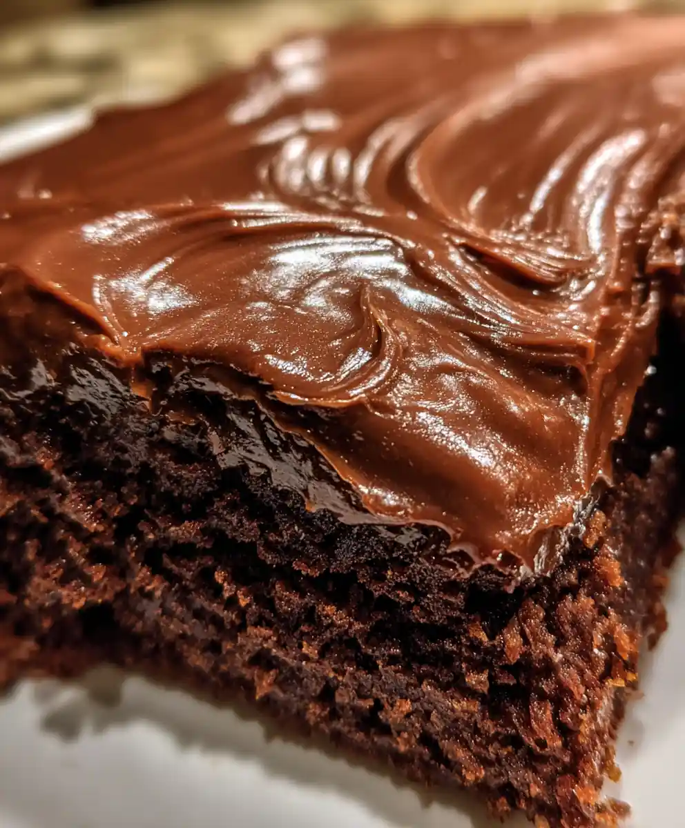 Texas Sheet Cake Recipe with Fudge Icing