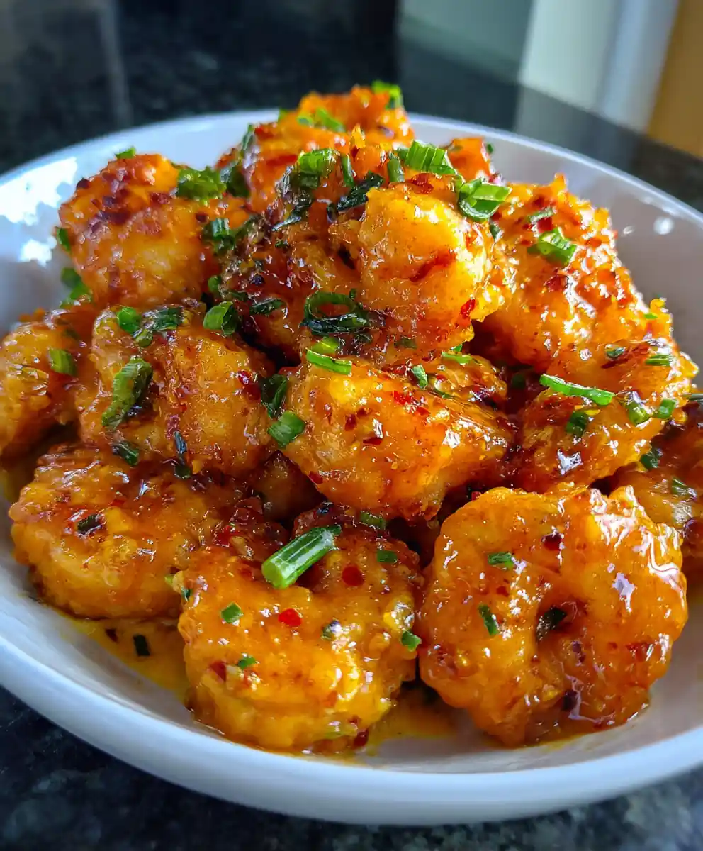 bang bang shrimp recipe With Blushing Chili Cream