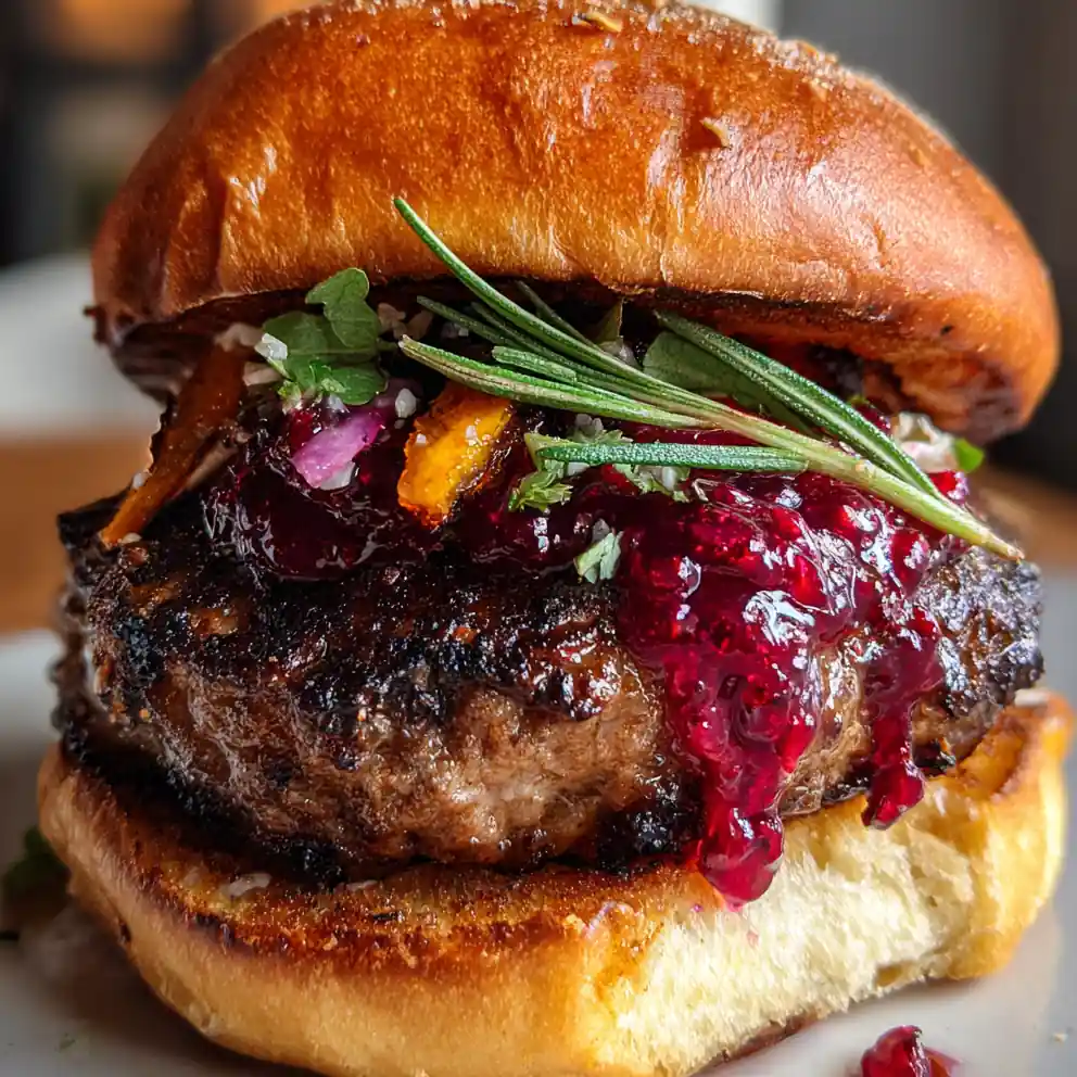 bison burger recipe With Roasted Beet Ketchup