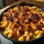 Black Mac And Cheese Recipe With Charred Breadcrumb Crown 1760624265.5503185