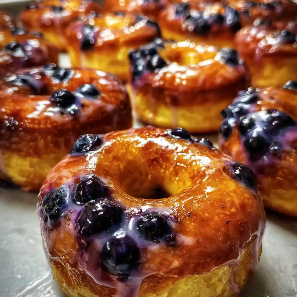 Blueberry Bagel Recipe With Indigo Sugar Glaze 6 blueberry bagel recipe With Indigo Sugar Glaze
