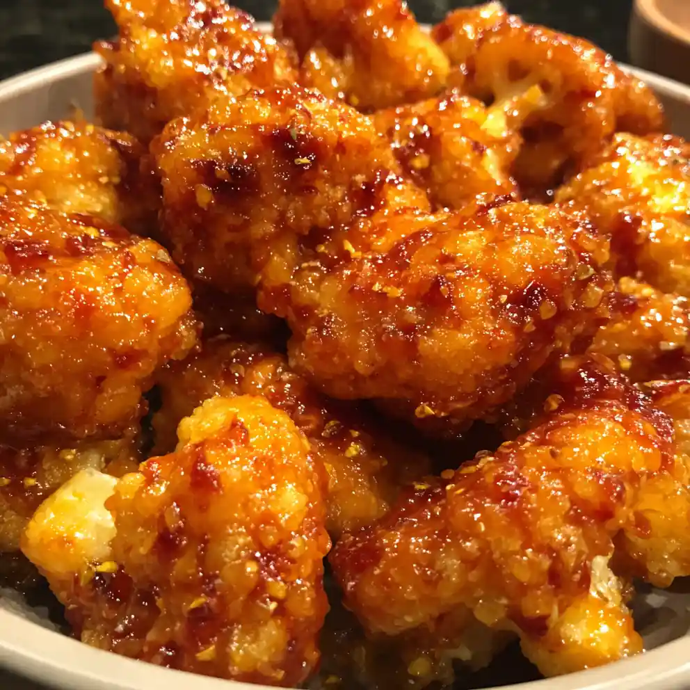 Cauliflower Wings Recipe With Buffalo-Gochujang Orange Glaze 6 cauliflower wings recipe With Buffalo-Gochujang Orange Glaze