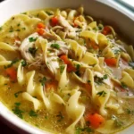 Chicken Noodle.soup Recipe With Bright Carrot And Parsley Confetti 1760453492.2930853