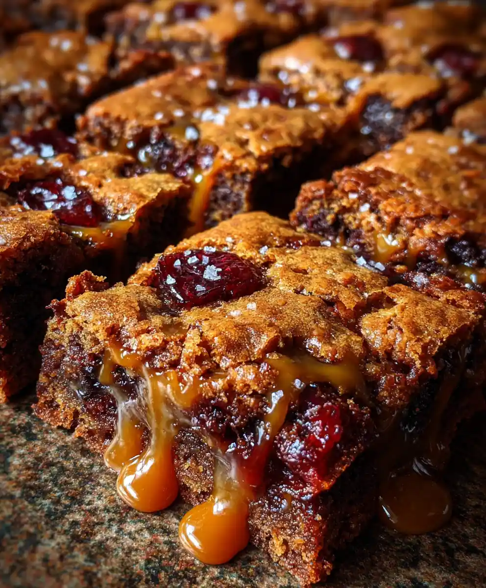 Chocolate Chip Cookie Bars Recipe Salted Caramel Mosaic With Cherry Jewels 7 chocolate chip cookie bars recipe Salted Caramel Mosaic with Cherry Jewels