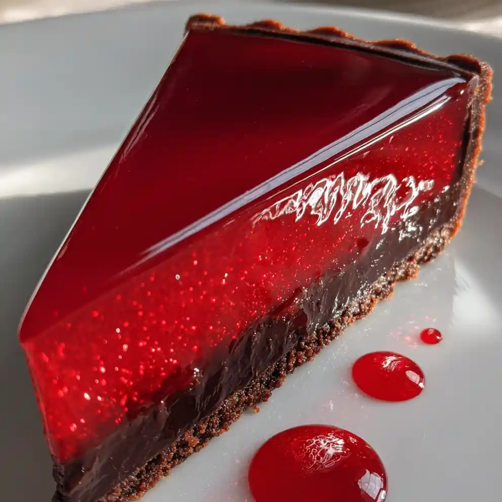 Chocolate Tart Recipe Ruby Raspberry Mirror Glaze 1 chocolate tart recipe Ruby Raspberry Mirror Glaze