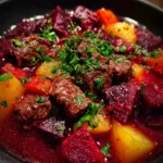 Deer Stew Recipe With Beetroot Ruby Broth 1760563855.0468407