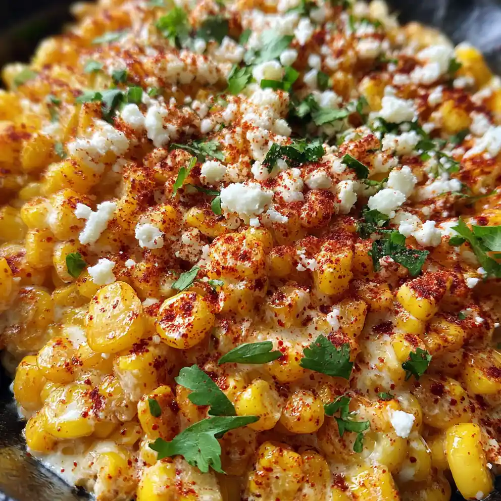easy mexican street corn recipe Skillet Elotes With Chili Dust