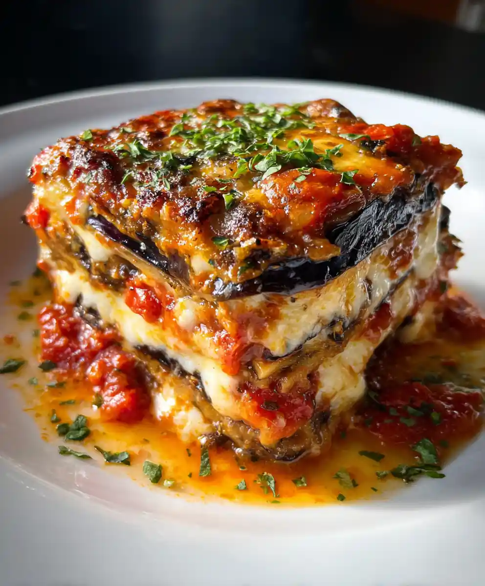 Eggplant Lasagna Recipe With Crimson Tomato Stripes 7 eggplant lasagna recipe With Crimson Tomato Stripes