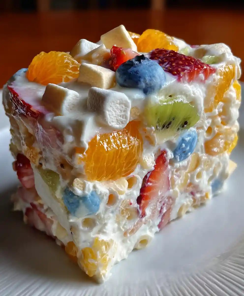 Frog Eye Salad Recipe With Rainbow Fruit Jewels 7 frog eye salad recipe With Rainbow Fruit Jewels
